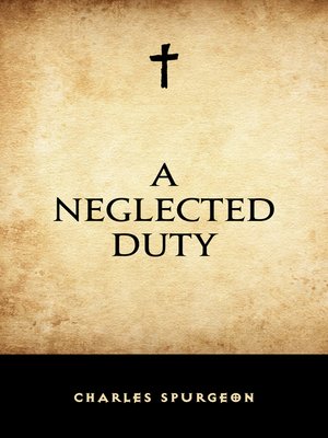 cover image of A Neglected Duty